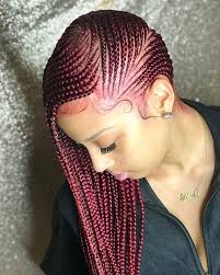 Black And Burgundy Lemonade Braids Burgundy Tone Lemonade Braids Box Braids Hairstyles Hair Styles Braided Hairstyles