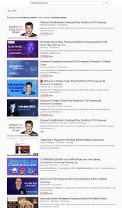 Crypto news today featuring @cardano with paul | cheeky crypto talk crypto crash 2021. Thousands Sent To Ethereum And Bitcoin Youtube Scams Of Fake Livestreams With Elon Musk Vitalik Buterin Brian Armstrong Roger Ver And The Xrp Guy Trustnodes