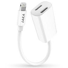 Durable Service Laka Lightning Adapter Iphone 7 Adapter Splitter Dual Lightning Headphone Audio Charge Adapter For Iphone 7 2 In 1 Lightning Cable With Music Control And Phone Communication Ios10 3 Laneadvisory Com