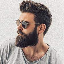 Hipster Faux Hawk With Beard And Glasses Menshairstyles Beard Hairstyle Mens Hairstyles With Beard Hot Hair Styles