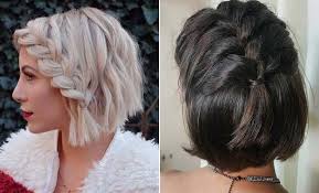 We show you french braid hairstyles that you'll love! 43 Quick And Easy Braids For Short Hair Page 2 Of 4 Stayglam