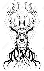May 13, 2021 · native american tattoos have influenced the tattoo industry for quite some time. Trendy Geometric Deer Tattoo Design In Polygonal Style Royalty Free Cliparts Vectors And Stock Illustration Image 150947937