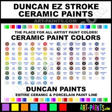 Duncan Ez Stroke Ceramic Porcelain Paint Colors Duncan Ez