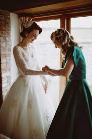 75 years of vintage (and totally outrageous) bridesmaid dresses. A 1940 S Inspired Wedding In Wales 1940s Wedding Dress 40s Wedding Dresses Perfect Wedding Dress