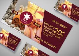 Beauty Spa Gift Voucher Design Template Voucher Design Gift Voucher Design Spa Gifts