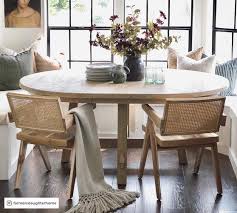 When the table expands, four additional leaves move up from beneath with the help of a linear bearing made of wood and a roller that slides along the base it doesn't really fit, there have to be small gaps between the outer ring and the inner non circular table because the ring rotates. Toscana Round Extending Dining Table Pottery Barn