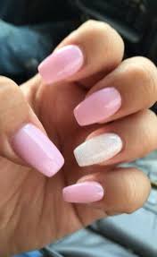 They give your nails additional strength and you can choose any length and. New Nails Short Pink Coffin Ideas Light Pink Acrylic Nails Sparkly Acrylic Nails Acrylic Nails Coffin Short