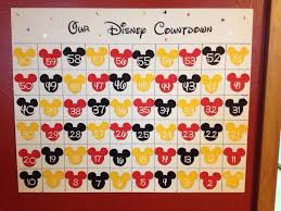 Countdown Calendar Ideas Disney Countdown Calendar Disneyland Countdown Disney Trips