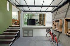 34 The Wood Interior In This Split Level House In South Jakarta Is Fantastic Garage Design Interior Garage Design Garage Interior