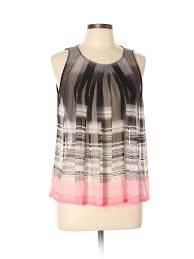 Details About Bui De Barbara Bui Women Black Sleeveless Silk Top 42 Eur