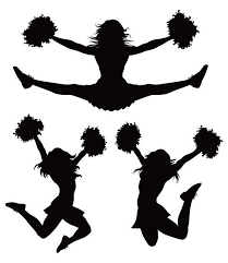 Girl Cheerleader Silhouette Vector Set 01 Free Download Download in under 30 seconds. girl cheerleader silhouette vector set