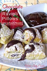 Chocolate Ravioli Pillows Dessert Recipe Recipe Easy Chocolate Desserts Chocolate Ravioli Puff Pastry Desserts