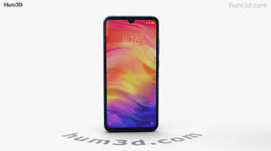 Xiaomi redmi note 7 seen from all sides. 360 View Of Xiaomi Redmi Note 7 Blue 3d Model Hum3d Store