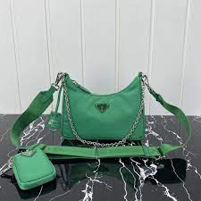 Check spelling or type a new query. Prada Re Edition 2005 Nylon Shoulder Bag Green