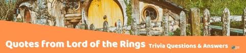Read on for some hilarious trivia questions that will make your brain and your funny bone work overtime. 81 Lord Of The Rings Trivia Questions And Answers