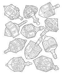Hanukkah Dreidel Coloring Page Hanukkah Crafts Hanukkah Art Coloring Pages