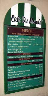 Cafe du monde city park menu. Pin By Cathy Bienvenu On New Orleans Mardi Gras Fleur De Lis Visit New Orleans Louisiana Travel New Orleans Travel