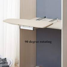 Tcatec Table A Repasser En Bois Pliante Et Rotative Avec Coussin Rembourre Pour Rangement Peu Encombrant Dans Armoire 82 X 3 Table A Repasser Rangement Armoire
