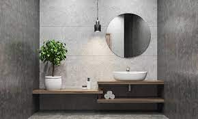 Attic bathroom with sloped bathroom mirror ideas and marble vanity. 12 Bathroom Mirror Design Ideas Design Cafe