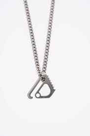 Maybe you would like to learn more about one of these? Off White Metal Small Mecanic Pendant Necklace Women Glamood Outlet