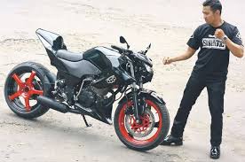 Modifikasi all new honda brio consep harian modif ful exterior plus interior di custom dengan elegan bagian interior menggunakan sarung jok quality mbtech ty. Modif Motor Honda Tiger Motorplus