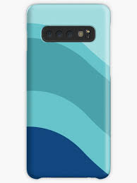 Blue Waves Minimalist Aqua Color Block Design Samsung Galaxy S20 Soft By Kierkegaard Cool Phone Cases Galaxy Phone Cases Smartphone Deals