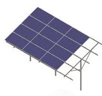 Carbon Steel Single Pile Ground Solar Mounting System -Xmsrsolar