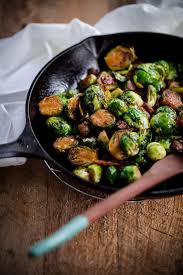 Use a spatula to mix and coat brussel sprouts evenly. Maple Bacon Brussels Sprouts A Beautiful Plate