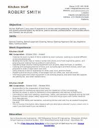 Each of these resume types can be beneficial depending on your background and objectives. Kitchen Staff Resume Samples Qwikresume