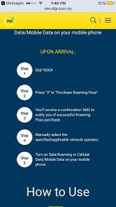 You can enable digi roaming in thailand, singapore, china, indonesia, japan, korea, australia, india, united states, europe or other countries. Internet Roaming Oversea Steemit
