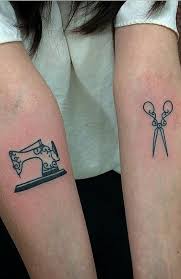 29 Real Tattoos That Were Made For Fashion Girls Tattoo Styles Sewing Machine Tattoo Sewing Tattoos