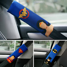 Wonder Woman Superheroes Car Seat Belt Covers 1 Pair Wwlovers Seat Belt Cover Wonder Woman Car Seats