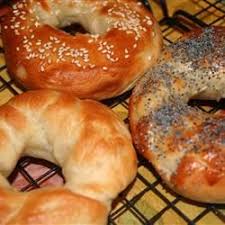 Bagels I Allrecipes Com Recipes Homemade Bagels Food