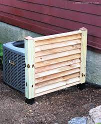 Beautiful air conditioners are hard to come by (although we found one!) so check out these creative ways to hide your ac unit inside let's face it, your air conditioner is an essential component of your luxury home, but it's not something you want front and center. Diy Building A Stylish Ac Screen Cover Building Strong