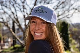 Ivy Word Mark Grey Trucker Hat