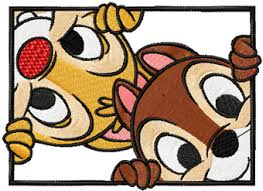 Chip Dale 5 Embroidery Design