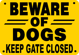 Image result for beware of a dog