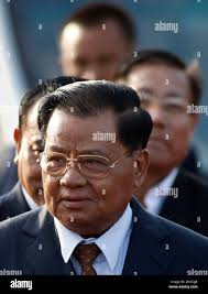 Myanmar's top military general Than Shwe arrives in New Delhi, India,  Monday, July 26, 2010. Shwe began a five-day visit to India