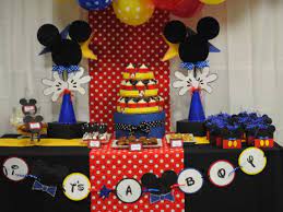 Disney Mickey Baby Shower Themes Baby Shower Decoration Ideas Mickey Mouse Baby Shower Mickey Mouse Parties Mickey Mouse Birthday