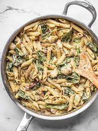 This Super Lush And Creamy Pesto Chicken Pasta Is Perfect For Busy Weeknights Everything Co Pesto Chicken Pasta Pesto Pasta Recipes Creamy Pesto Chicken Pasta