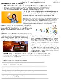 11 topical reading comprehension worksheets for esl classes