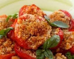 Recette De Tomates En Crumble De Parmesan A L Italienne Recette Recette Tomate Recette Recette Italienne