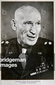 Image of Lieutenant-General William Simpson, commander of the US 9th Army  (b/w by American Photographer, (20th century)