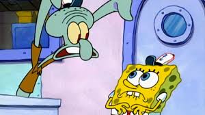 The name slime slinging slasher is a reference to the show spongebob squarepants episode called graveyard shift where a character is named hash slinging slasher. Spongebob Squarepants Graveyard Shift Hash Slinging Slasher Spongebob Squarepants Video Clip Nick