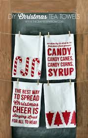 Shop for christmas kitchen towels at bed bath & beyond. Diy Christmas Tea Towels Christmas Tea Christmas Diy Christmas Crafts