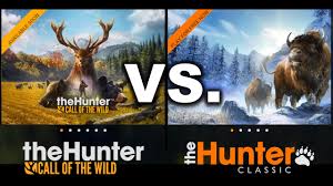 скачать игру The Hunter Call Of The Wild бесплатно Call Of The Wild Vs Classic Comparison Thehunter Hunting Games Youtube