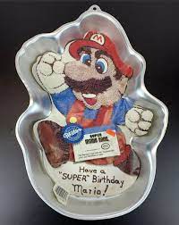 Free delivery for many products! Wilton Super Mario Brothers Cake Pan 1989 Nintendo Metal Mold Tin 2105 2989 For Sale In Waterford Township Mi Offerup Mario Bros Cake Mario Cake Cake Pans