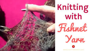 Lace knitting stitches lace knitting patterns knitting socks baby knitting stitch patterns simple knitting tatting patterns knitting for beginners crochet yarn. How To Knit With Fishnet Yarn Knitting With Ruffles Ruffled Yarn Knitting Youtube