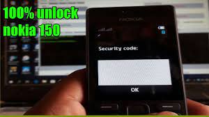 The nokia® 2760 / 3555 / 5310 / 5610 / 6263 / 6301 / 7510 phones do not have a default security code preset. How To Remove Security Code Nokia 150 Rm 1190 Youtube