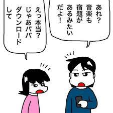 no 1957 休校中の学校の宿題で音楽が出ていたのでやっていたのだが 新 ぜんそく力な日常 ぜんそく 学校 音楽